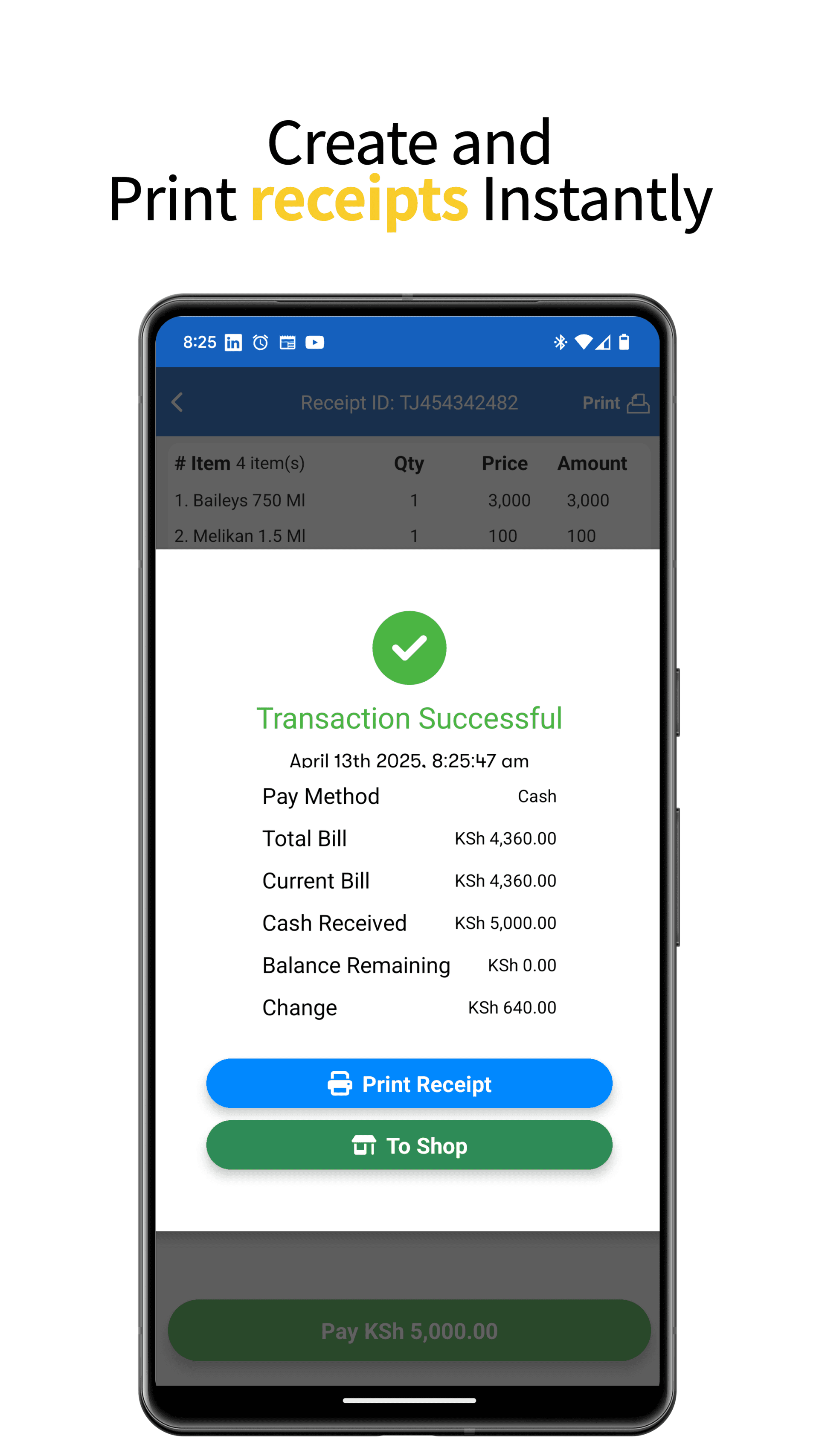 Bizplus Point of Sale System - Dashboard